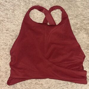 Burgundy Always Aligned Lululemon Sports Top women 6